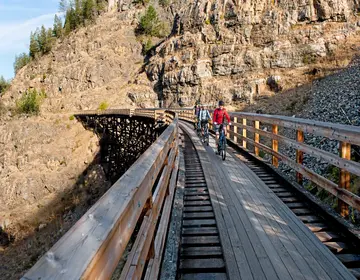 Myra Canyon Park : Ponts suspendus et vélo panoramique près de Kelowna